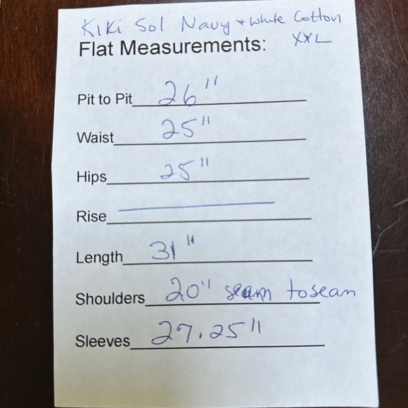 Kiki Sol Lightweight Cotton Button Up Blouse Navy Blue White Coral Print XXL - Picture 5 of 12